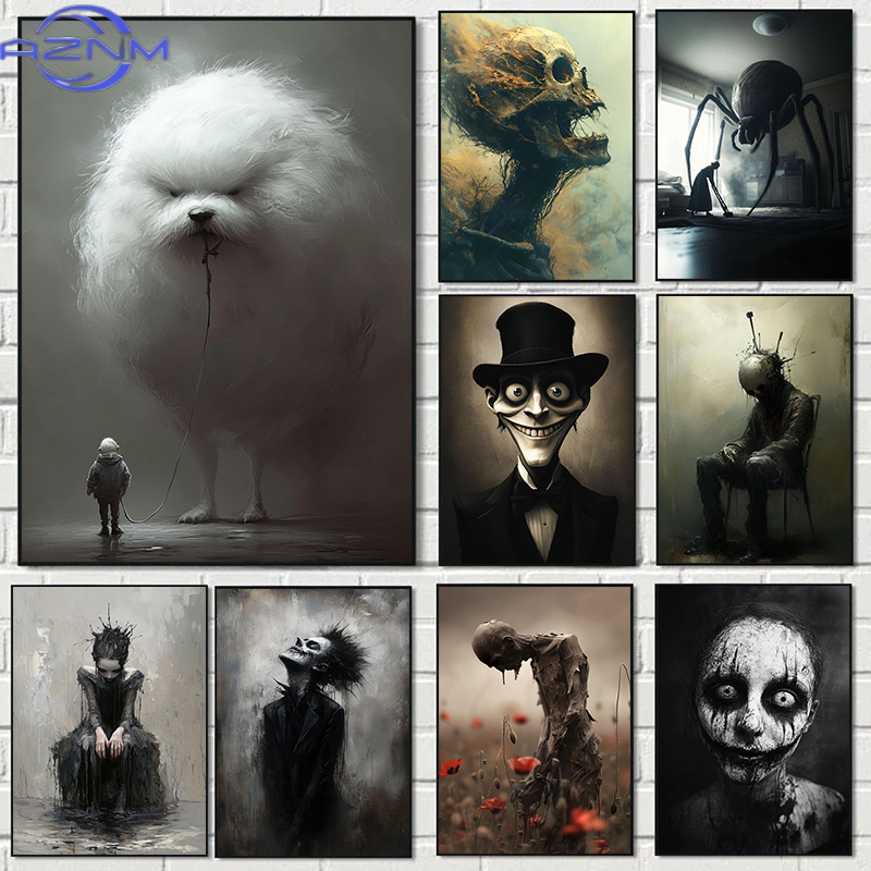 Photography Dark - Pósteres Retro de Arte Oscuro, Magia,