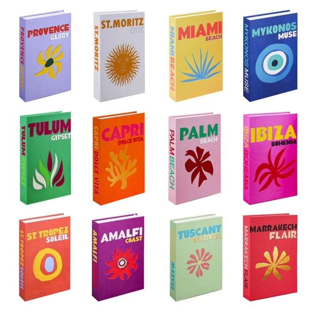 Photography Magazine - Libros falsos de estilo navideño, libros