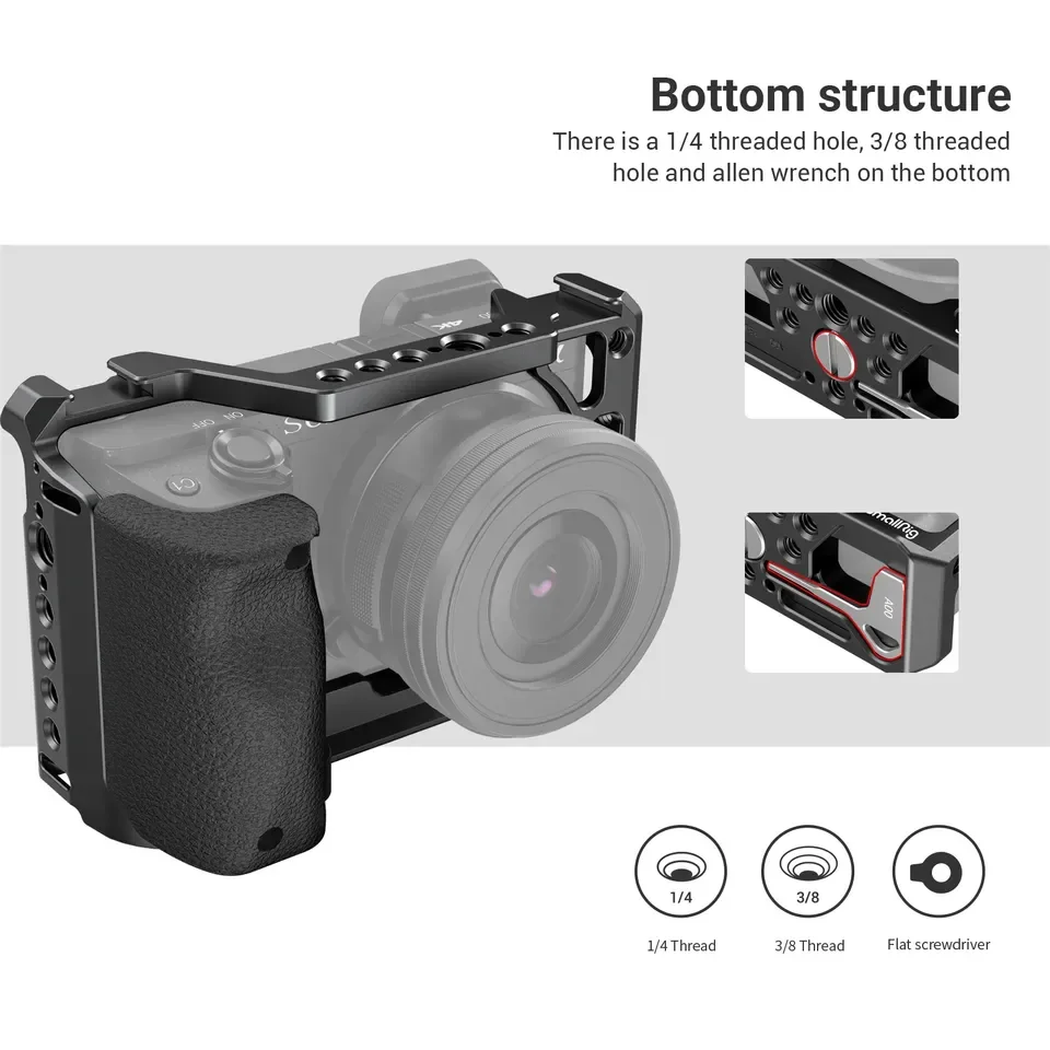 2026 Jaula para cámara DSLR Sm - Camera Cold Shoe reseña y precio