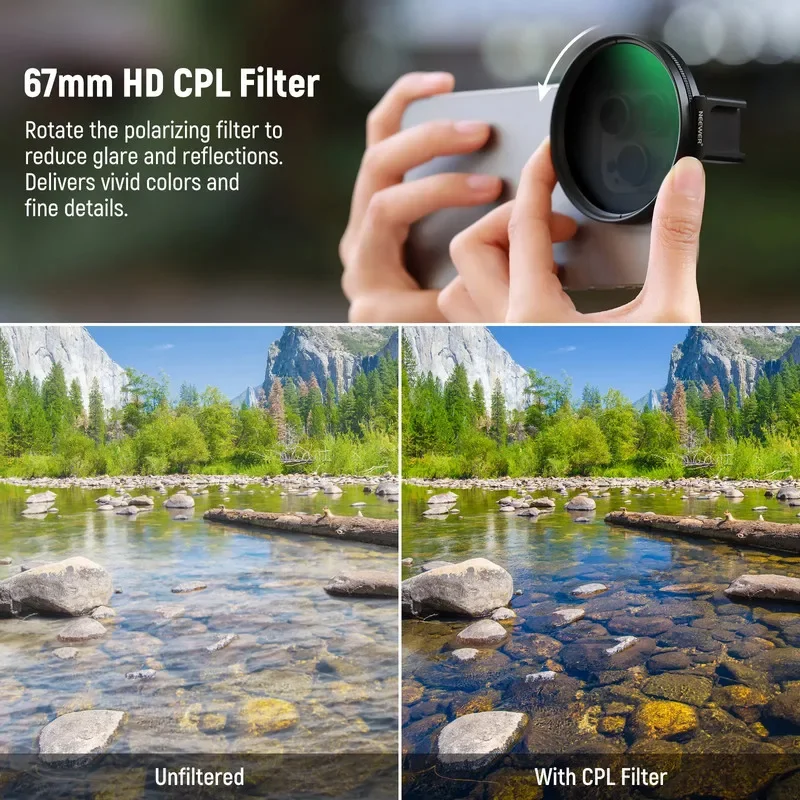 2026 FL-41 67mm CPL Cristal Im - Camera Cold Shoe reseña y precio