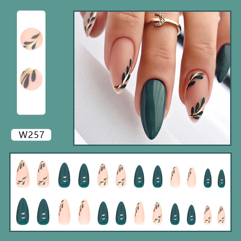 24 unid/set de uñas postizas d - Photography Dark reseña y precio