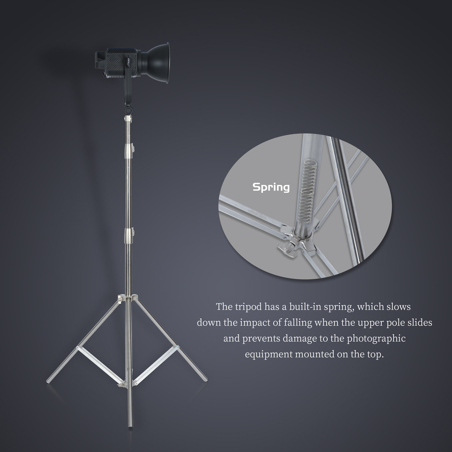 Soporte de luz de acero inoxid - Photography Basics reseña y precio