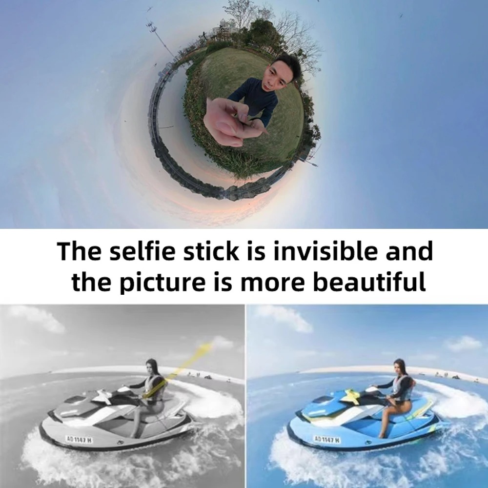 Monopié escalable de fibra de  - Insta360 Camera X3 reseña y precio