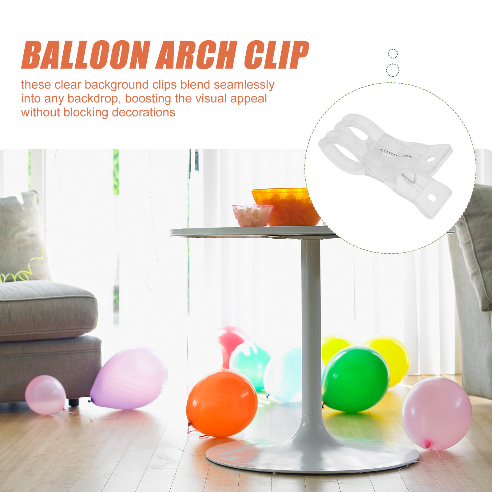 20 clips transparentes para ar - Photography Backdrop Muslin reseña y precio