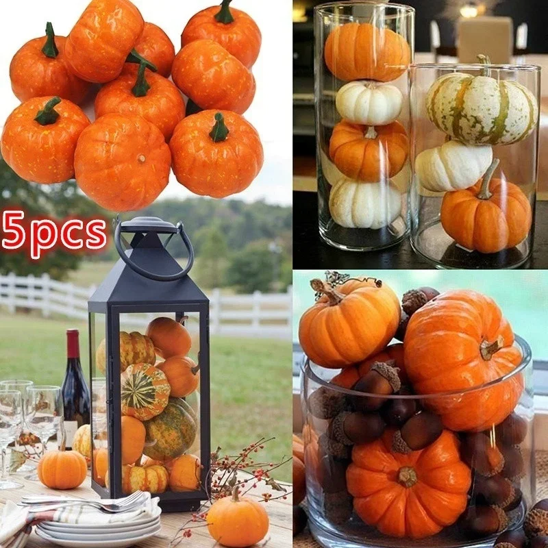 5 Mini Calabazas Artificiales  - Photography Year reseña y precio