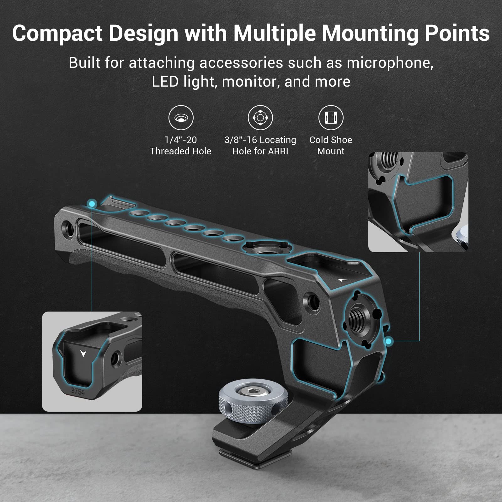 SmallRig NATO Top Handle Lite  - Camera Cold Shoe reseña y precio