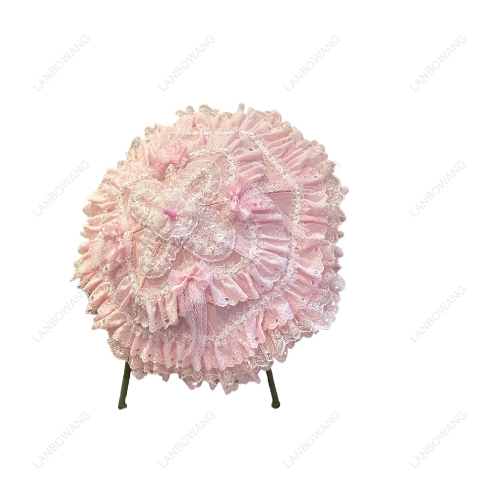 Parasol de Encaje Floral Rosa  - Photography Umbrella reseña y precio