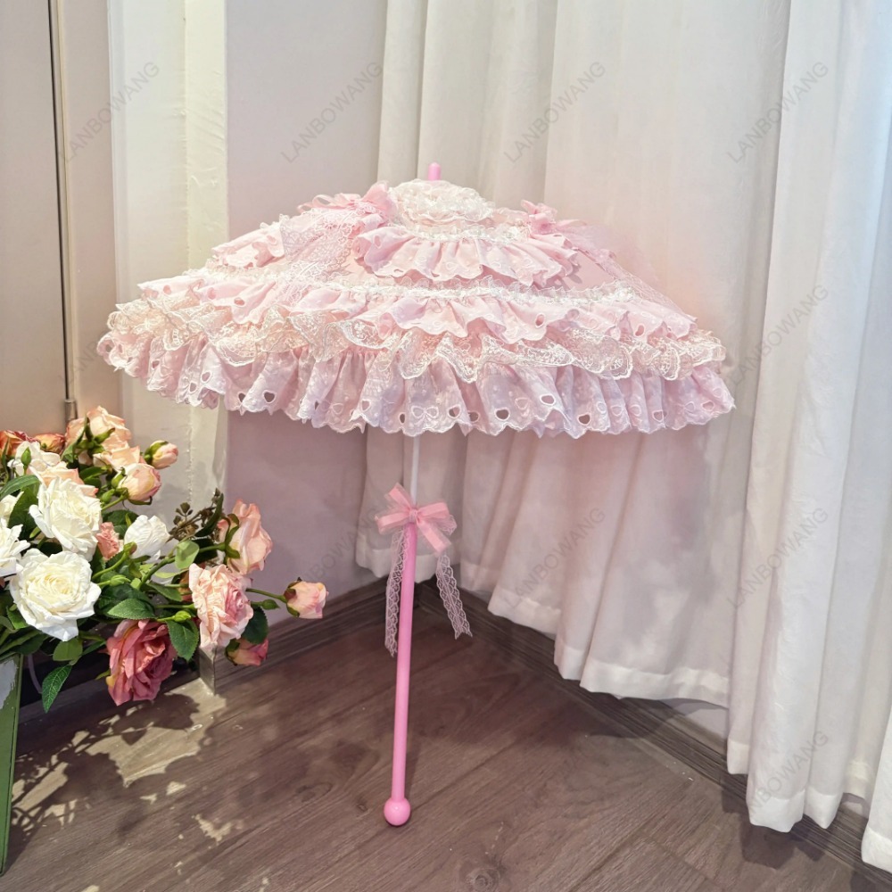 Parasol de Encaje Floral Rosa  - Photography Umbrella reseña y precio