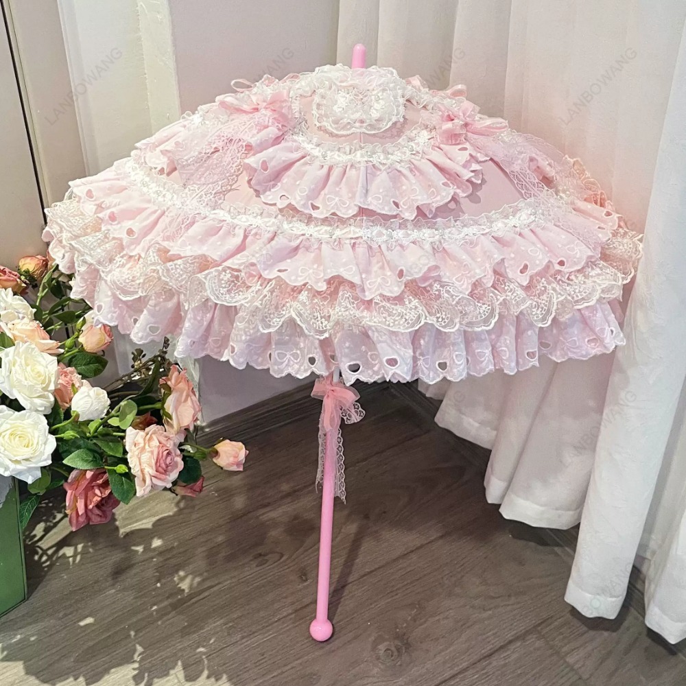 Parasol de Encaje Floral Rosa  - Photography Umbrella reseña y precio