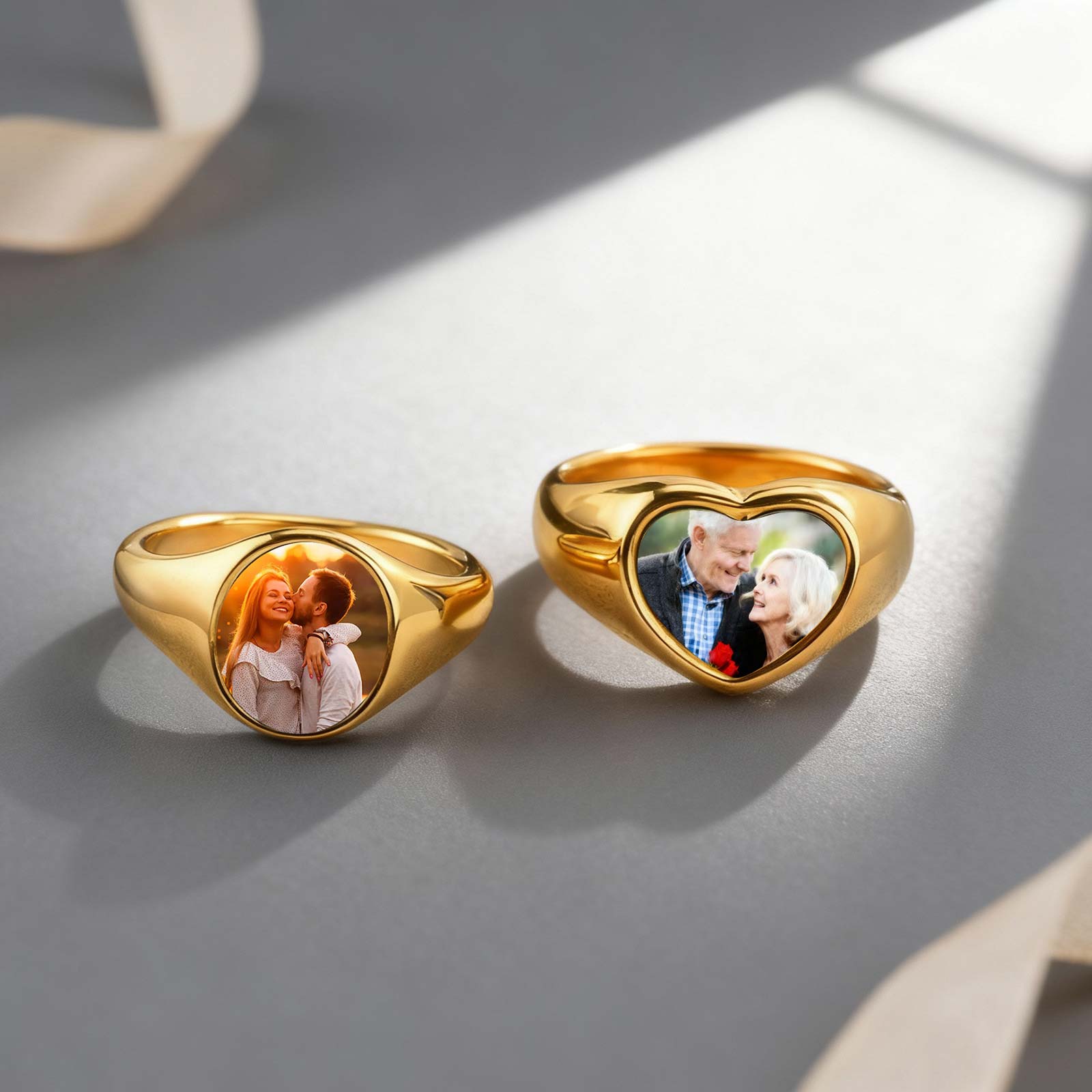 Anillo de foto personalizado p - Photography Logo reseña y precio