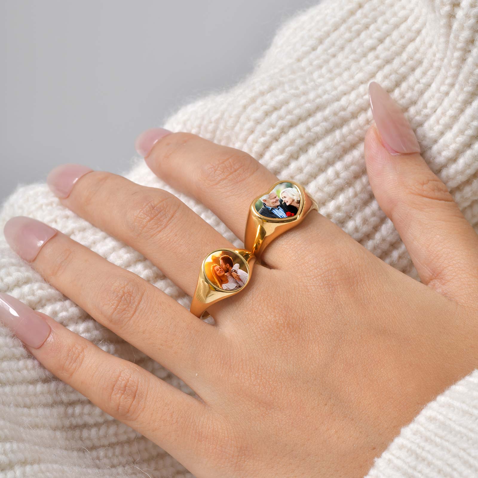 Anillo de foto personalizado p - Photography Logo reseña y precio