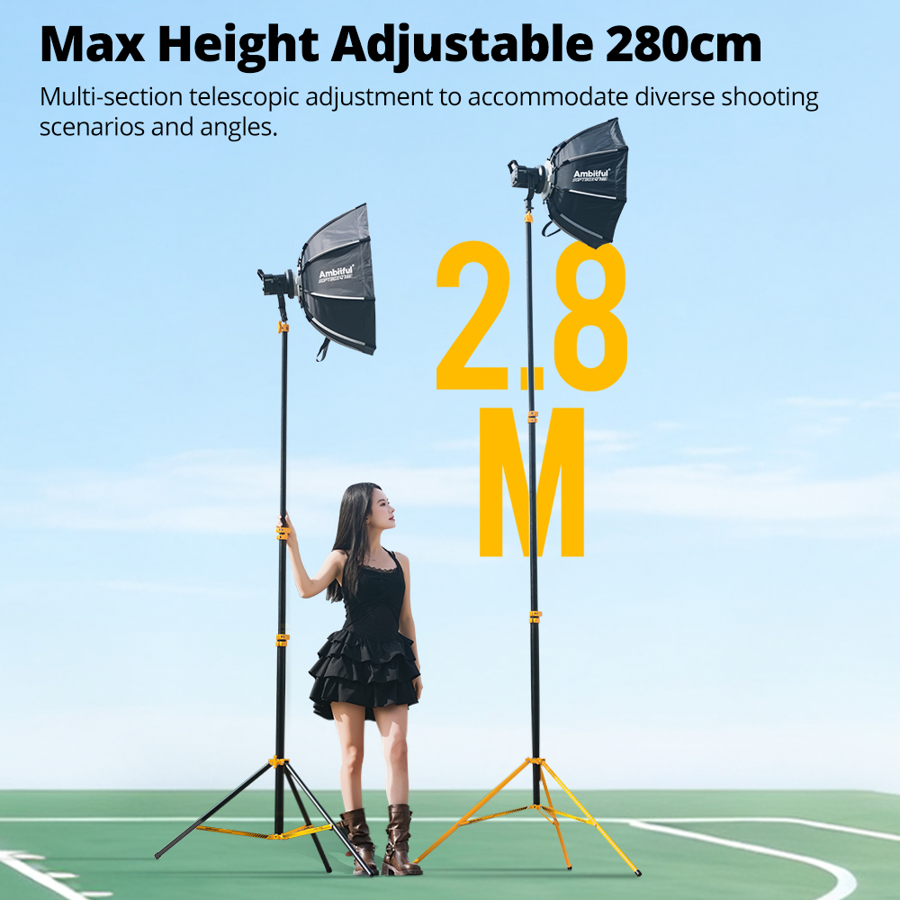 AMBITFUL GM280Y Soporte de Luz - Photography Basics reseña y precio