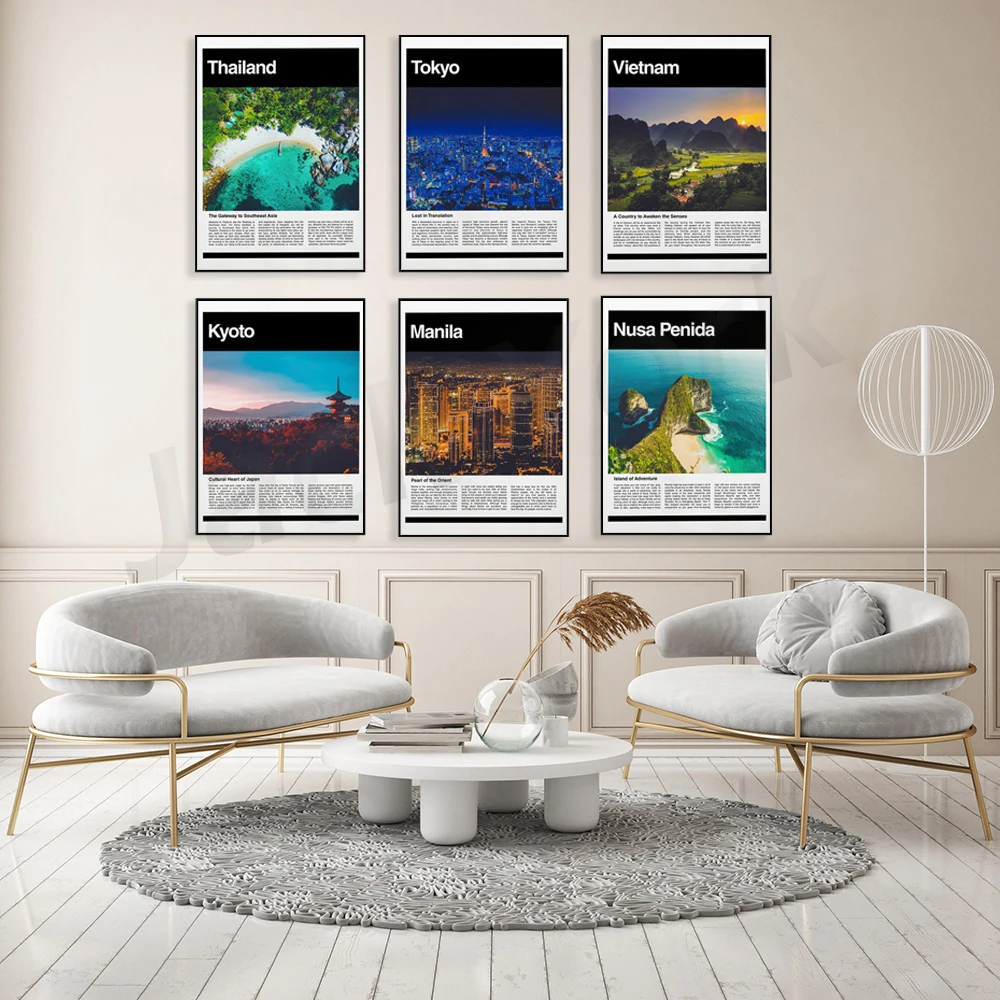 Póster de Bali-Tokio-Filipinas - Photography Vietnam reseña y precio