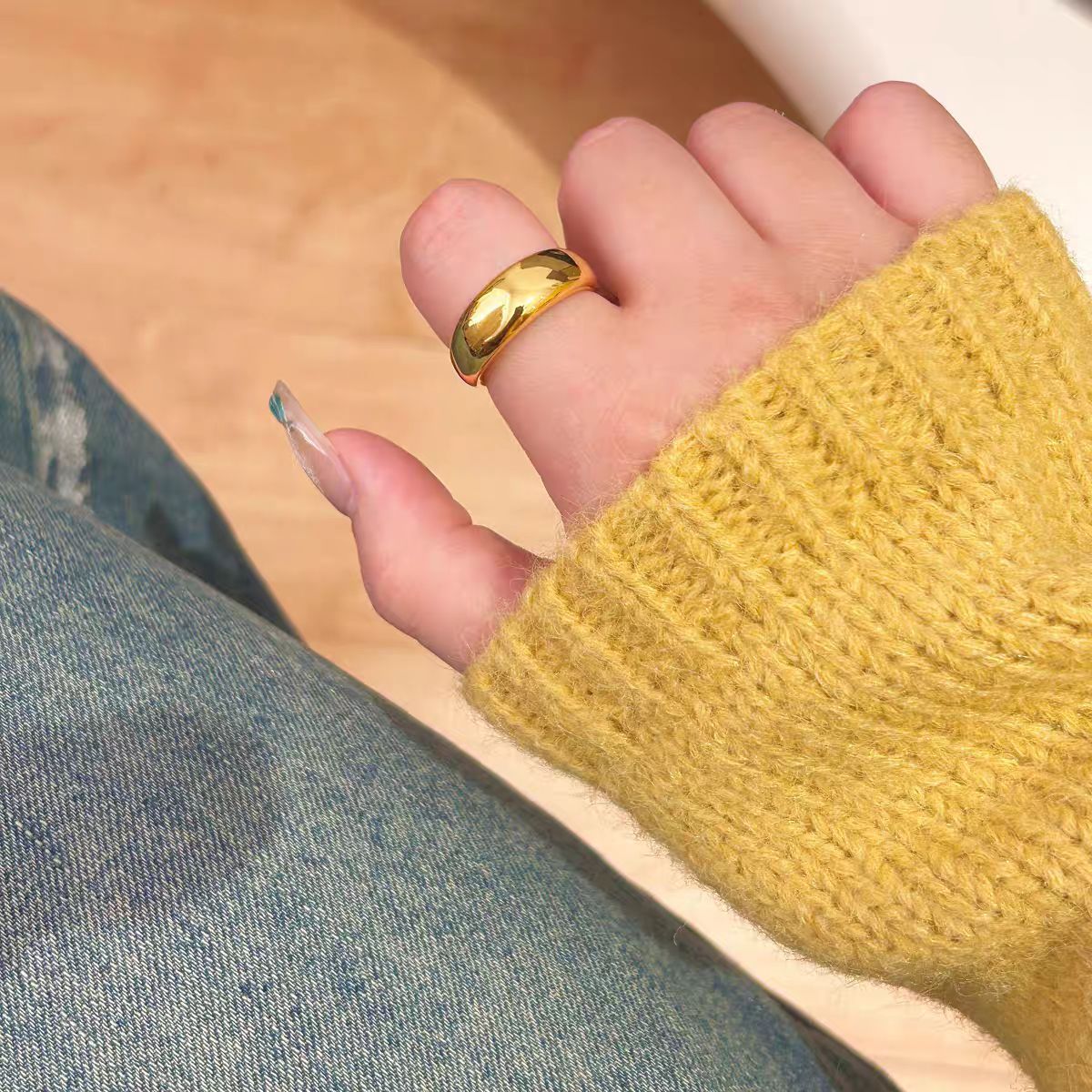 Anillo cerrado de pan para muj - Photography Yellow reseña y precio